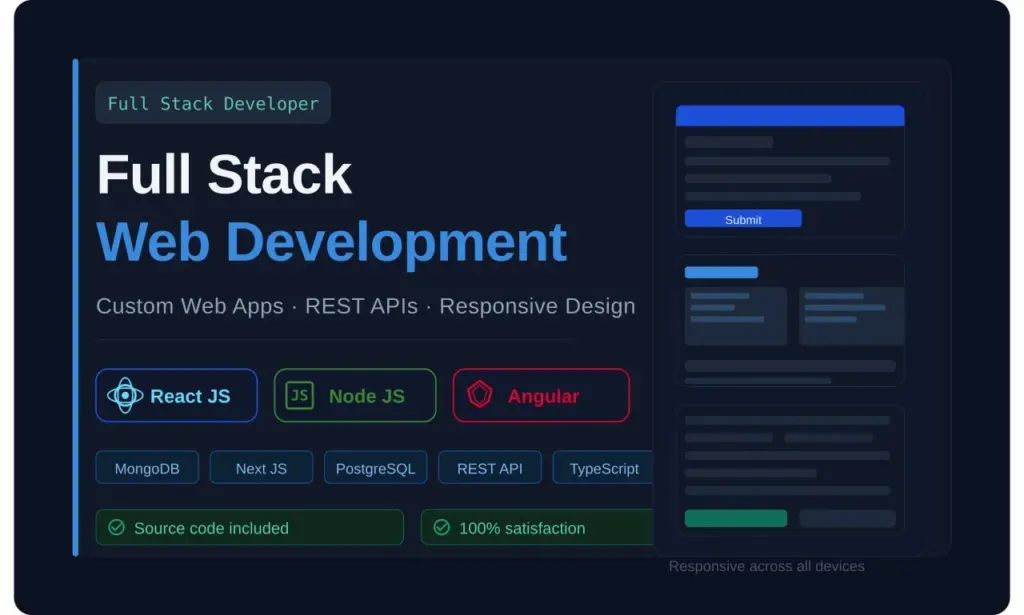 I will develop a custom react js, node js, or angular web application for your business
