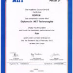 Diploma in Information Technology – NIIT