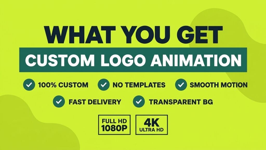 I will create a custom 2D logo animation - portfolio - 1