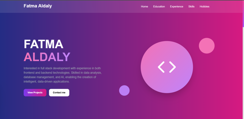 Personal & Portfolio Website