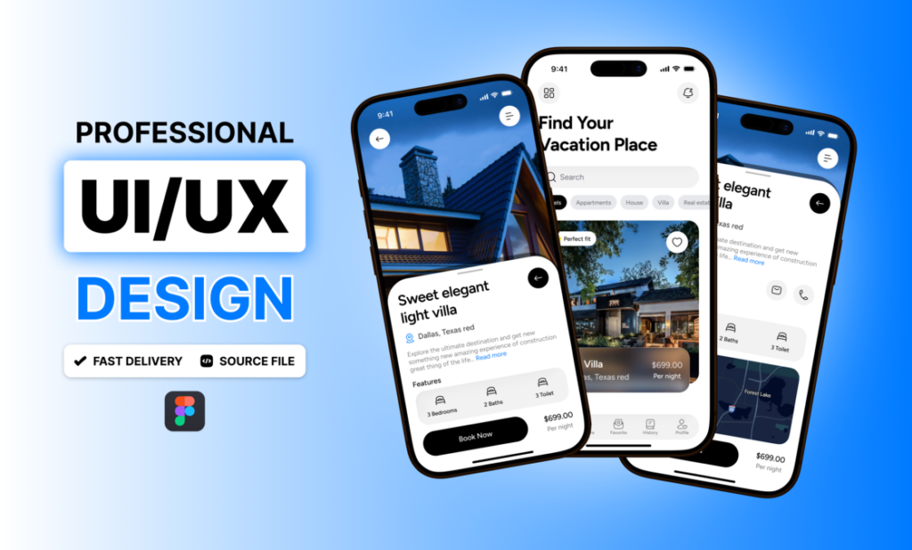 Je vais concevoir l’interface et l’expérience utilisateur réactives de votre application mobile ou de votre site web sur Figma