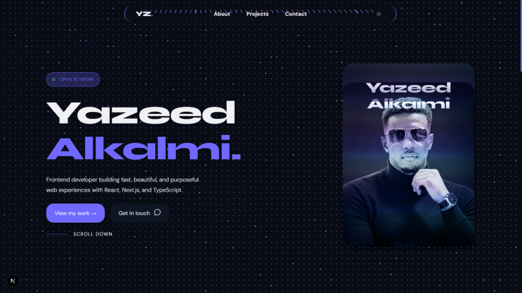 Yazeed Alkalmi - portfolio - 1