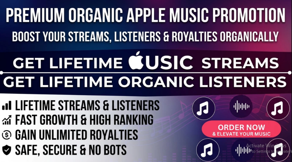 I will promote your apple music and get you real people streams