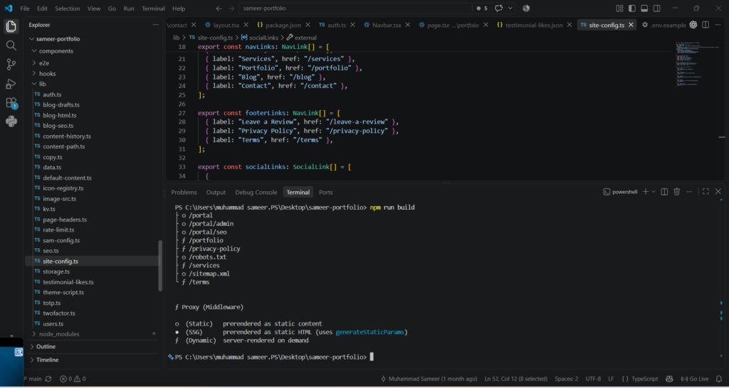 I will build responsive web app using React Node.js and TypeScript - portfolio - 2
