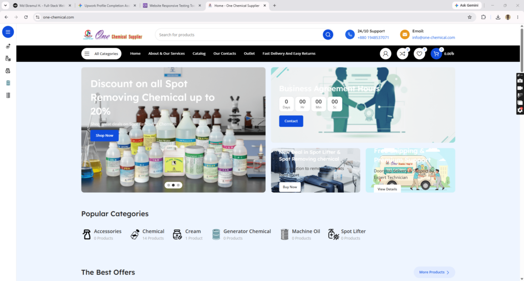 Conception professionnelle de sites WordPress personnalisés - portfolio - 1