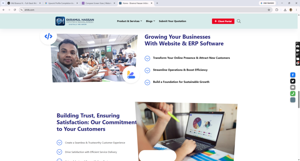 Conception professionnelle de sites WordPress personnalisés