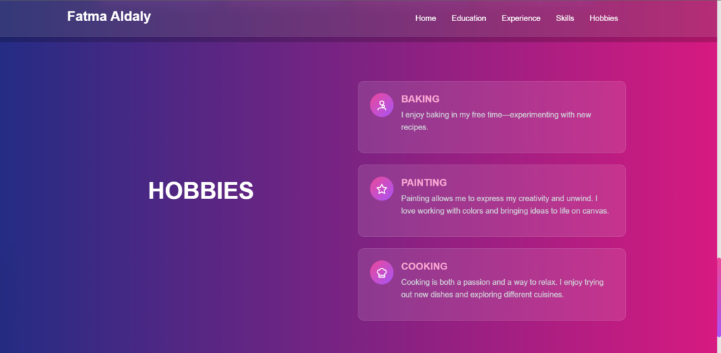 Personal & Portfolio Website - portfolio - 1