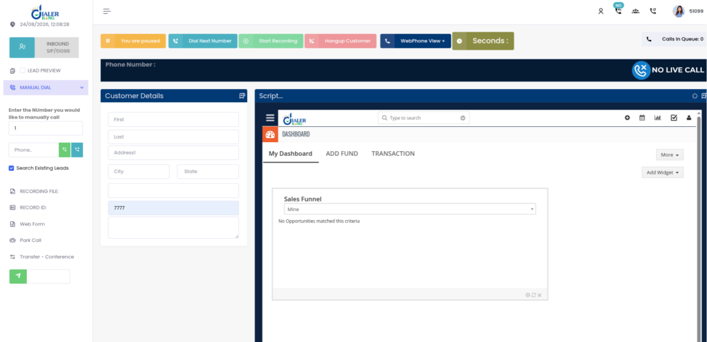 دمج VICIdial مع نظام إدارة علاقات العملاء (CRM)
