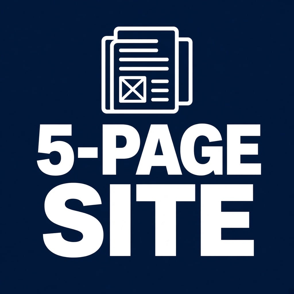 سأنشئ موقعًا إلكترونيًا احترافيًا لشركتك (5 صفحات)
