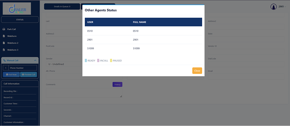 Cluster Dialer Solution - portfolio - 1