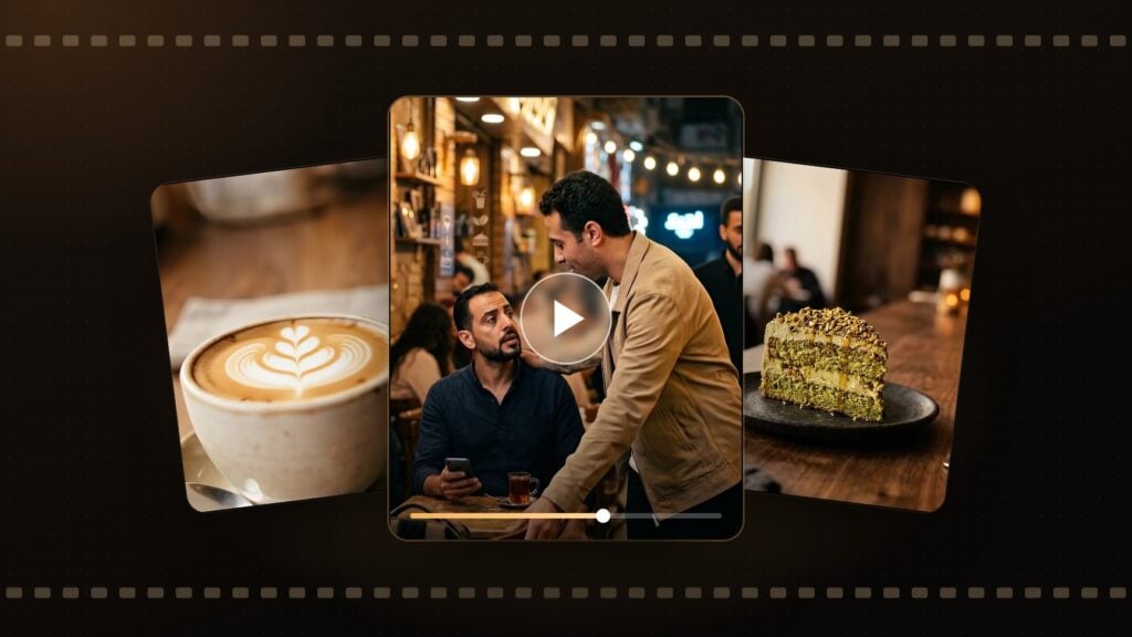 I will design a 15-second short advertising video with cinematic AI-generated scenes