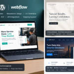 تطوير مواقع WordPress وWebflow