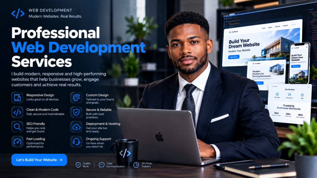 Je créerai un site web personnalisé pour votre entreprise dans 14 jours - portfolio - 1