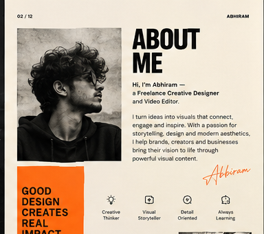Abhi Ram - portfolio - 1