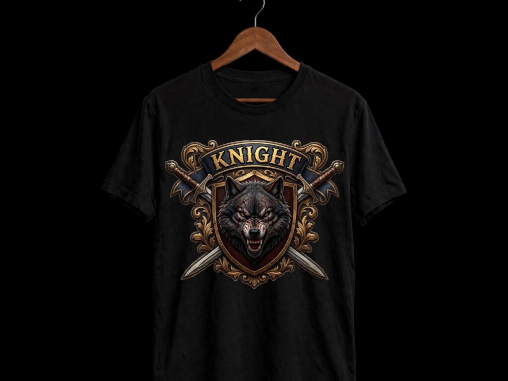 I will design luxury dark streetwear t shirt designs. - portfolio - 1