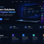 I will design a modern, responsive website UI for your business