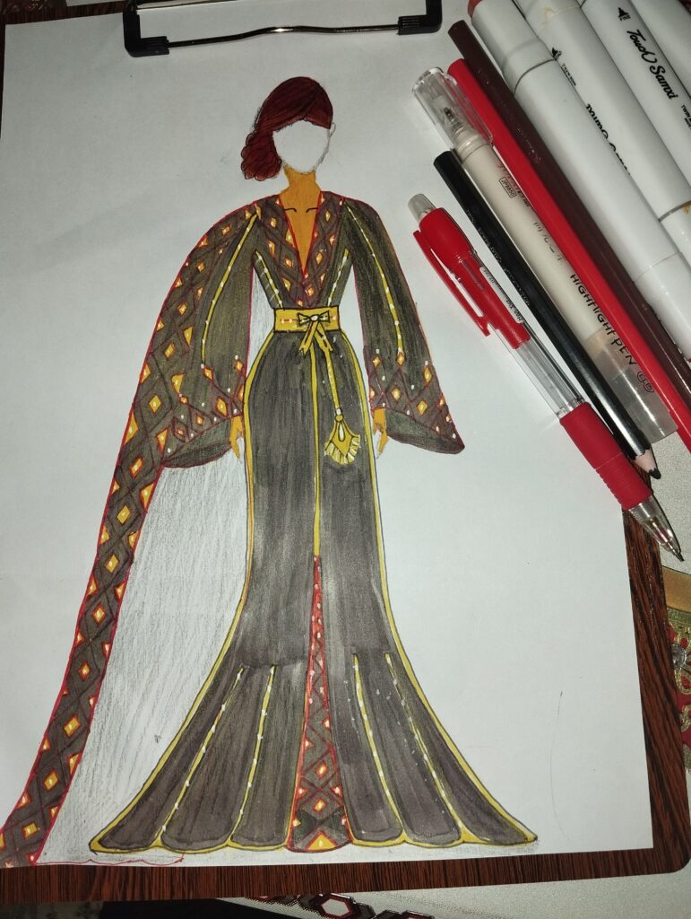 سأقوم برسم الأزياء لك حسب طلبك - معرض الأعمال - 1