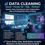 تحليل احترافي للبيانات باستخدام Excel وإنشاء لوحات معلومات تفاعلية