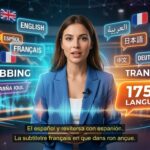 Comprehensive AI video dubbing with professional lip-syncing (185+ languages)