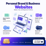 Je créerai un site portfolio ou une carte de visite professionnelle remarquable