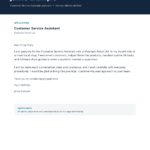 CV + lettre de motivation pour un seul poste — 250 MVR