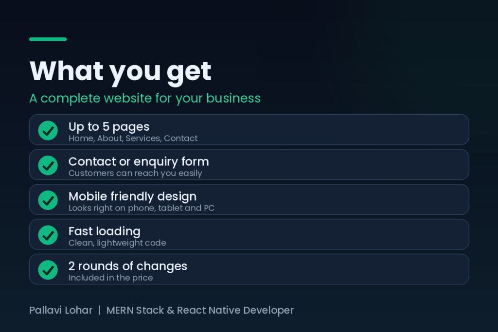 Je créerai votre site web professionnel adaptatif avec React et Node.js en 15 jours - portfolio - 1