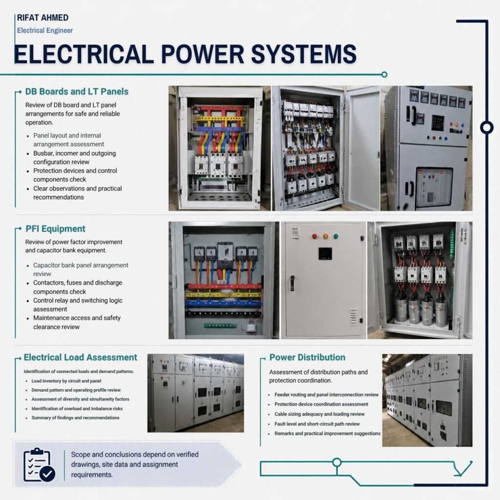 Examen des systèmes électriques industriels et de la distribution d’énergie