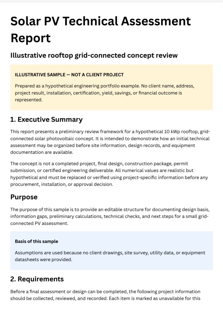 Electrical Engineering Technical Technical Writing Reports and Documentation - portfolio - 1