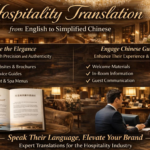 Traduction hôtelière de l’anglais vers le chinois simplifié