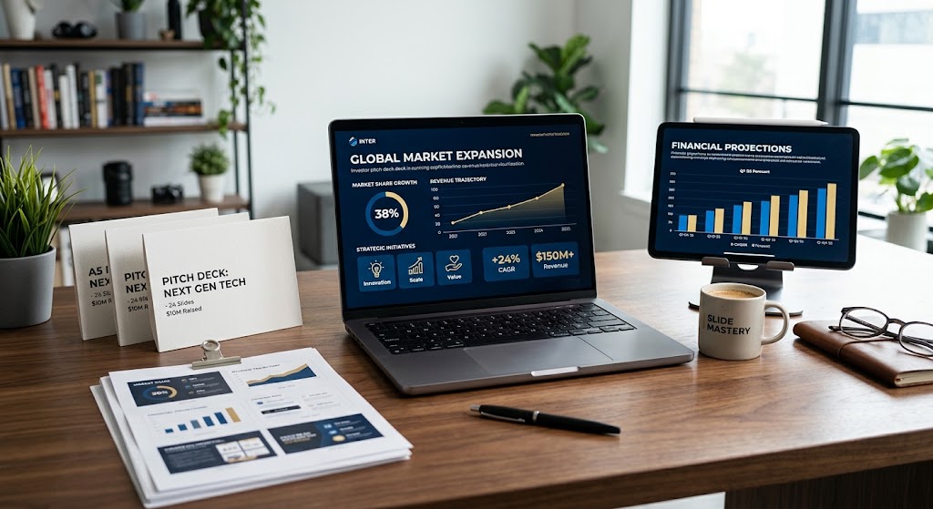 Présentations et pitch decks (présentations de marque)