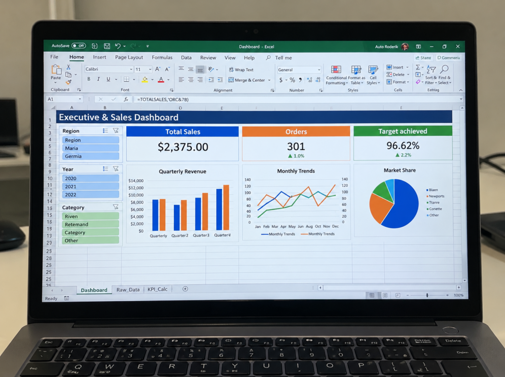 Expert en automatisation Excel avancée et tableaux de bord MIS