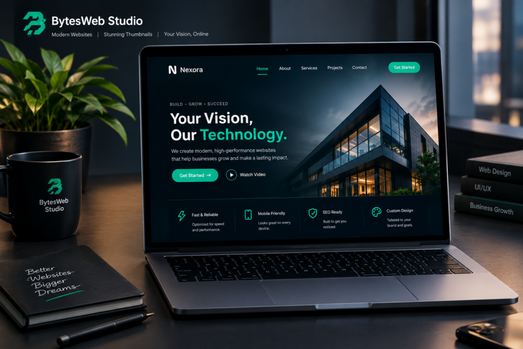 Je vais concevoir un site web moderne et professionnel pour votre entreprise