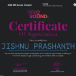 th Place Finalist - IEEE SPS Sign2Sound (SIGNIfy: Edge-AI Real-Time ASL Engine)