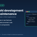 سأطوّر تطبيق Delphi الخاص بك وأصلحه وأحافظ عليه