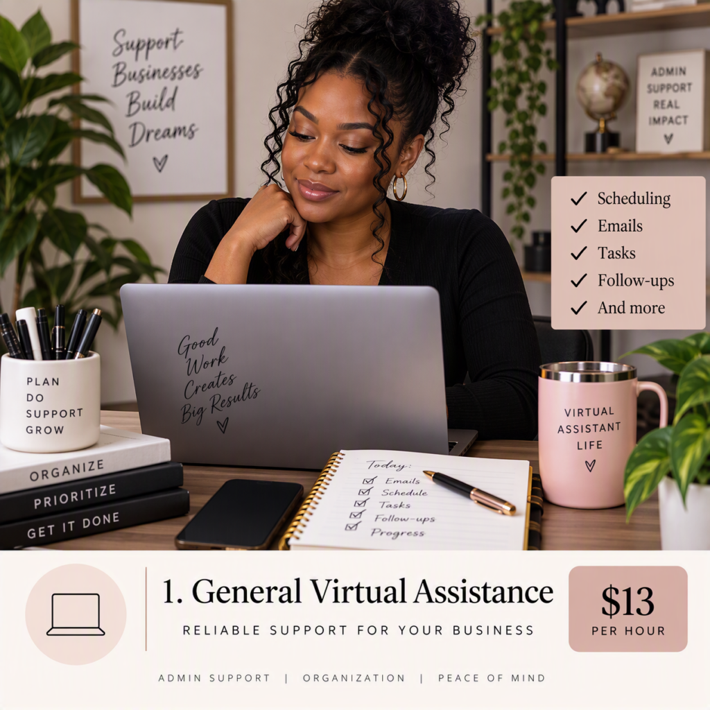 Je fournirai des services d'assistant virtuel fiables