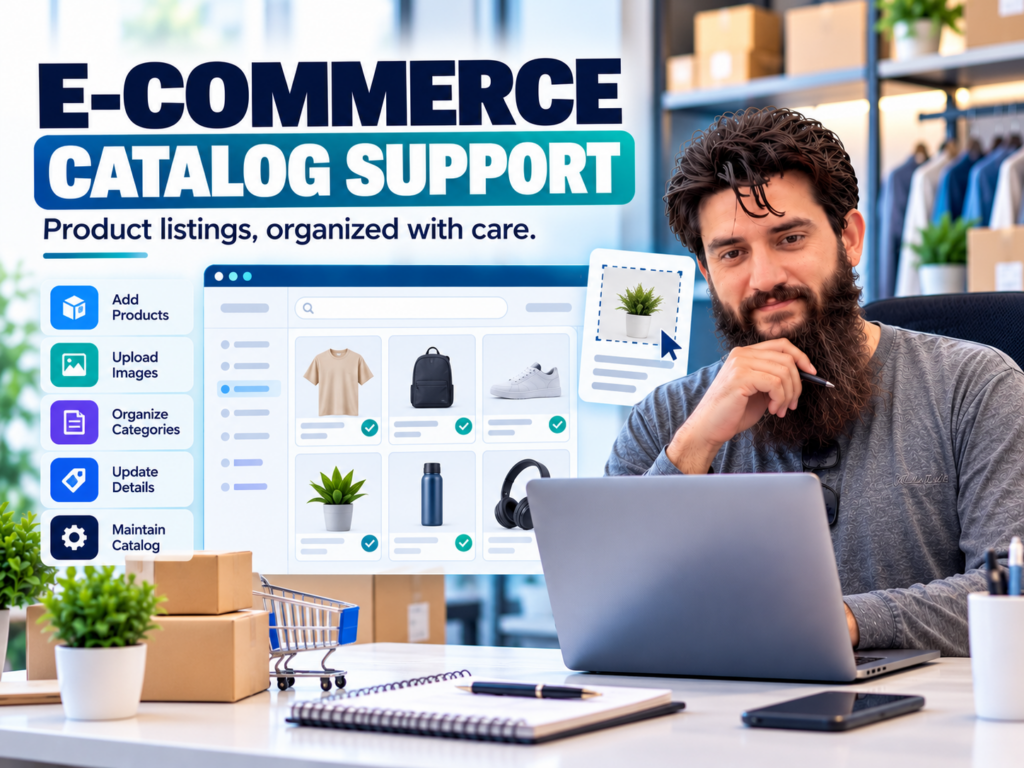 Création de fiches produit et gestion de catalogue e-commerce