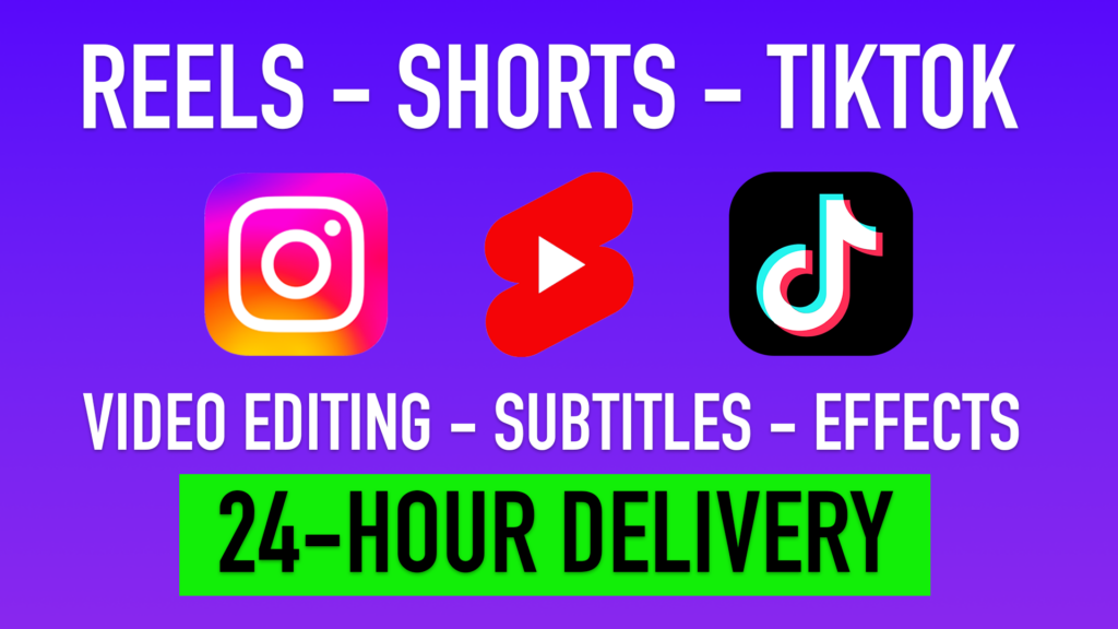 I will edit your Reels, TikTok, and Shorts videos