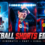 محرر فيديوهات YouTube Shorts – متخصص في محتوى كرة القدم