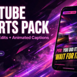 مقاطع YouTube Shorts بأسلوب فيروسي مع تسميات توضيحية متحركة