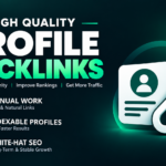 I will manually create 100 profile backlinks on high-authority websites