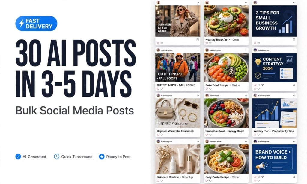 30 Custom AI Posts for Instagram & Facebook - portfolio - 2