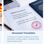 Services de traduction en plusieurs langues