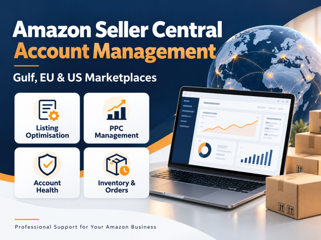 I will handle your Amazon Seller Central for 30 days
