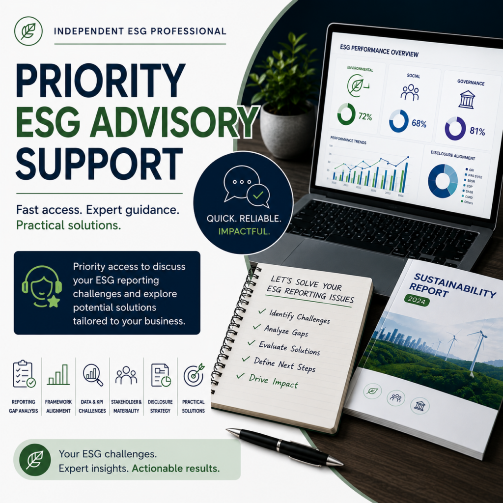 دعم استشارات إعداد تقارير ESG - معرض الأعمال - 1