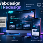 I will redesign and improve your website UI for desktop and mobile
