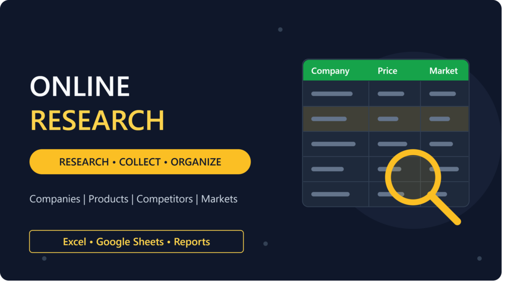 I will conduct online research and organize the information into a clear report