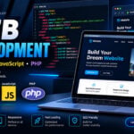 سأبني موقعًا إلكترونيًا احترافيًا ومتجاوبًا باستخدام HTML وCSS وJavaScript وPHP