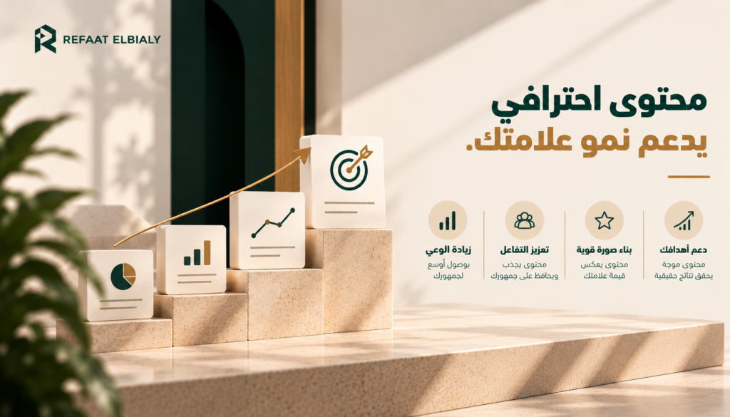إدارة حسابات التواصل الاجتماعي باحترافية من التخطيط إلى النشر وتحليل الأداء - معرض الأعمال - 1