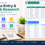 I will provide accurate data entry and web research services