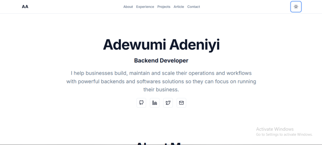Adeniyi Adewumi - portfolio - 0